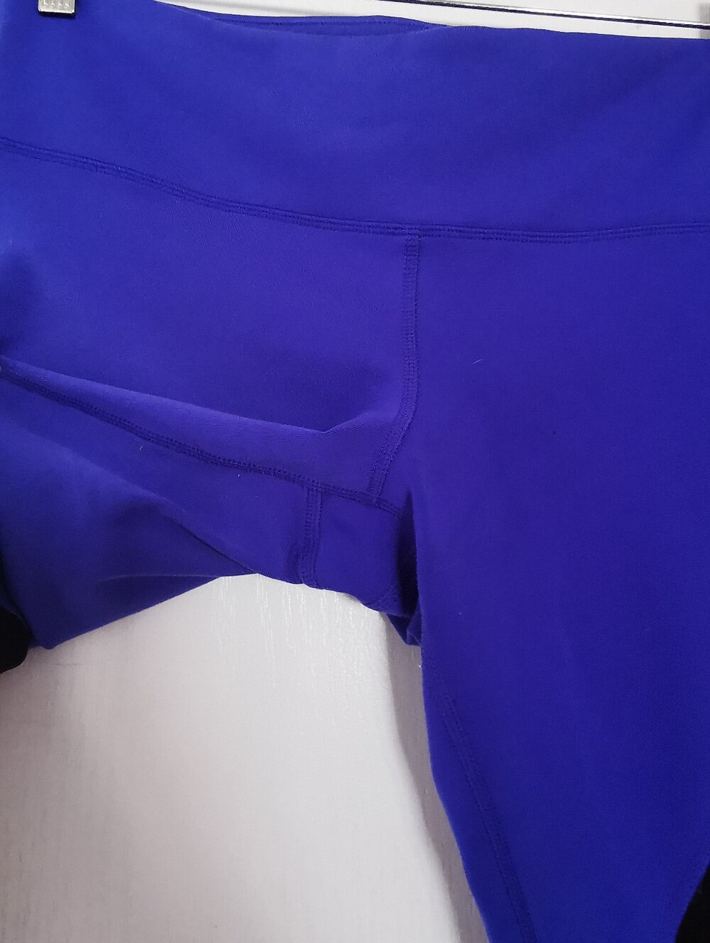 Alo Yoga Alo Illusion 4 Yoga Leggings size L Electric blue and Black - Picture 8 of 13